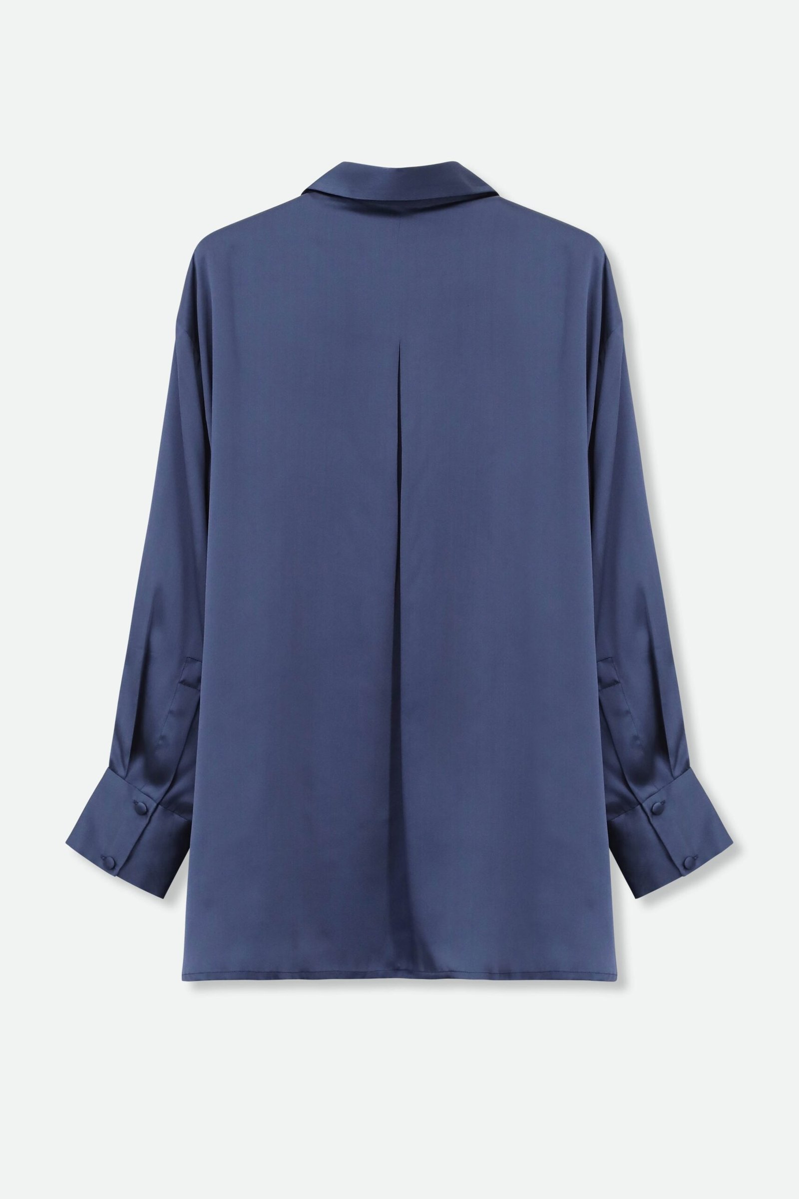 ADRIA SHIRT IN STRETCH SILK CHARMEUSE - Image 6
