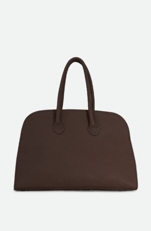 ARDEN HANDBAG IN ITALIAN LEATHER CHOCOLATE