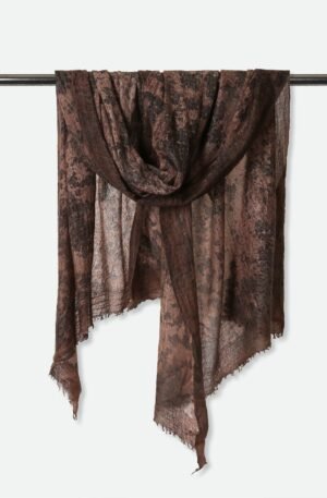 BRONZE MOCHA SCARF IN HAND DYED CASHMERE