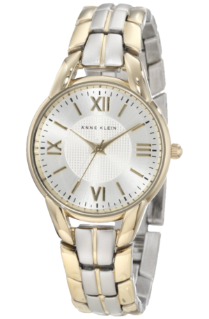Anne Klein Womens 10 9815SVTT Two Tone Bracelet Watch